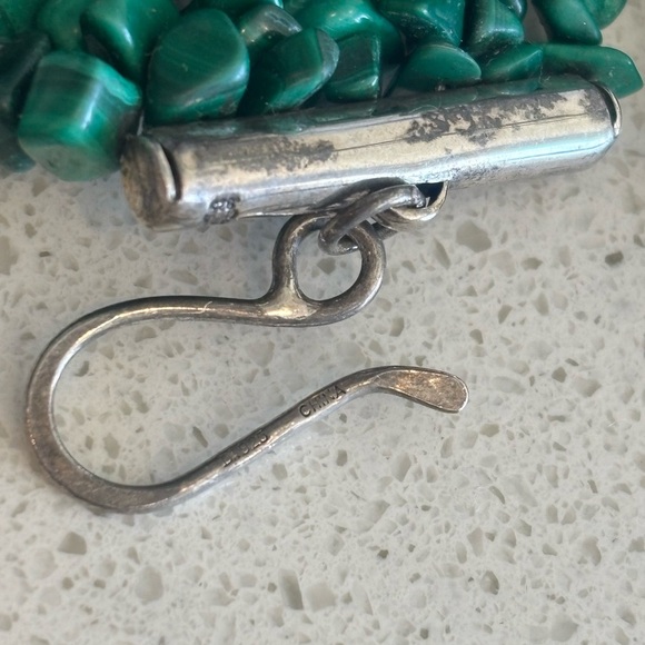 Mine Finds By Jay King 7 Strand Genuine Malachite Waterfall Necklace 310g 18-21” - Picture 5 of 9